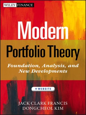 cover image of Modern Portfolio Theory